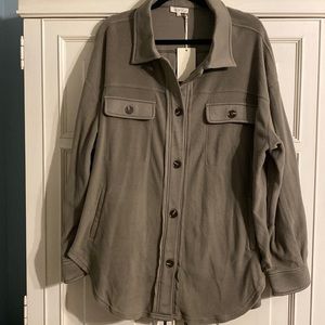 NWT Fleece Shacket